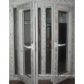 Plastic UPVC PVC Casement Double Glass Swing Windows Factory